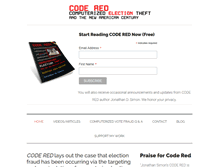 Tablet Screenshot of codered2014.com